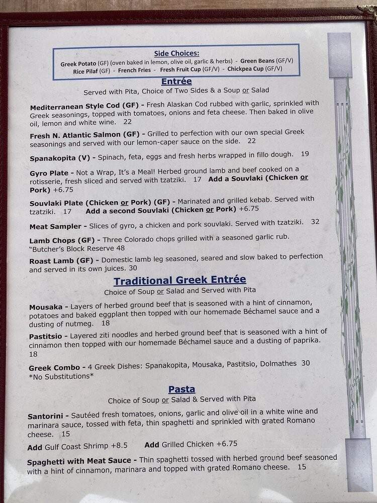 Menu page 2