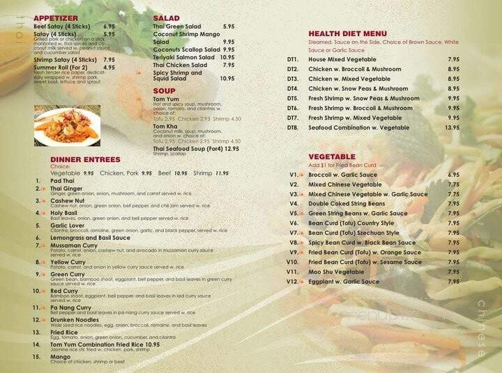 Menu page 2