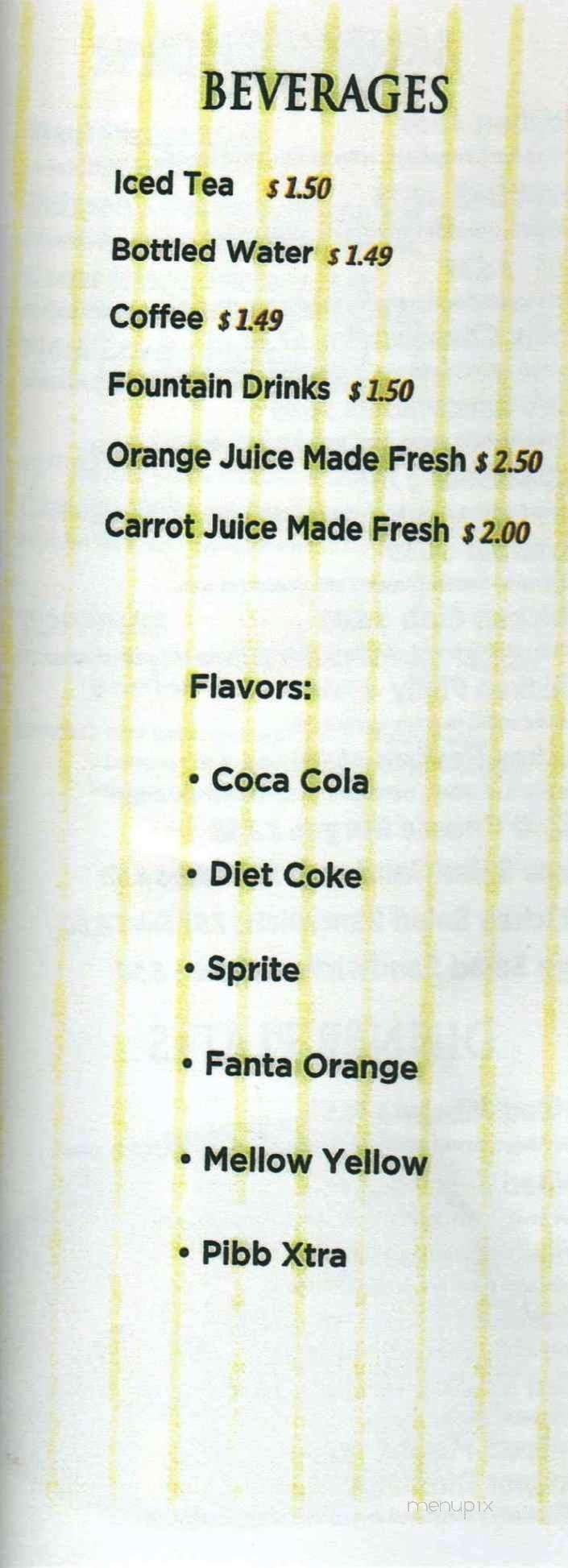 Menu page 2