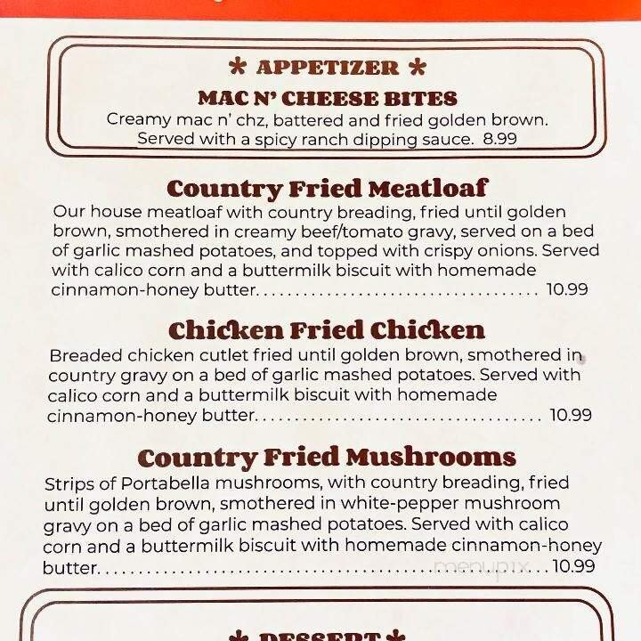 Menu page 2