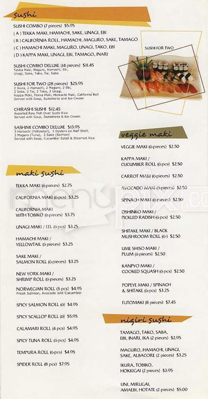 Menu page 2