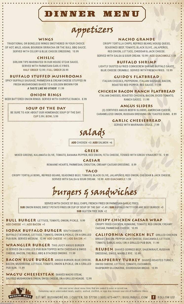 Menu page 2