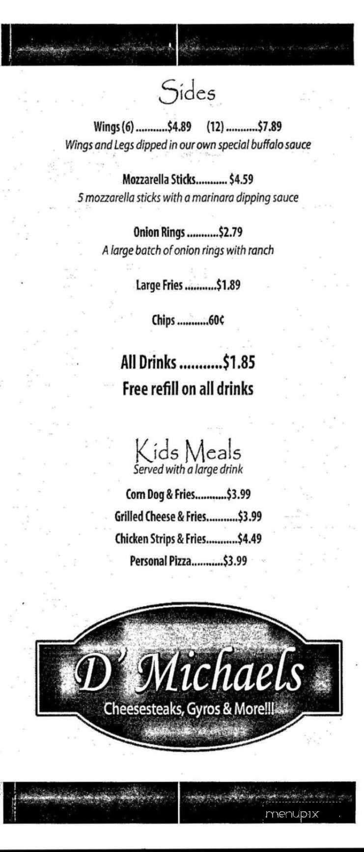 Menu page 2