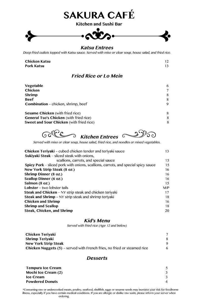 Menu page 2