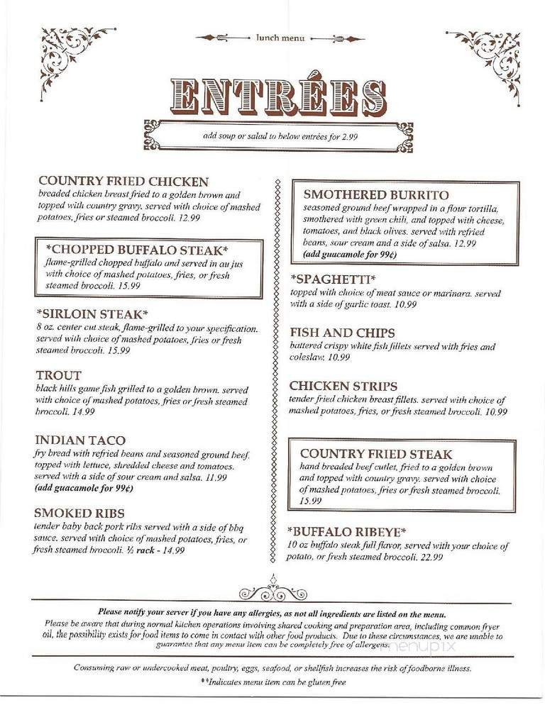 Menu page 2