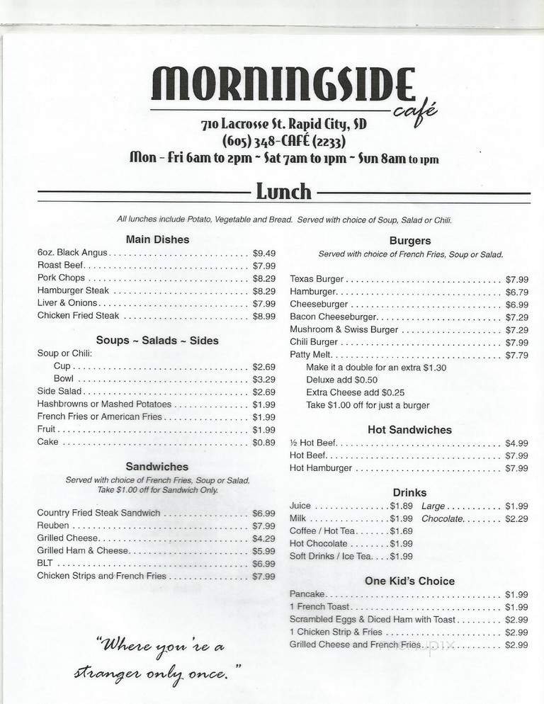 Menu page 2