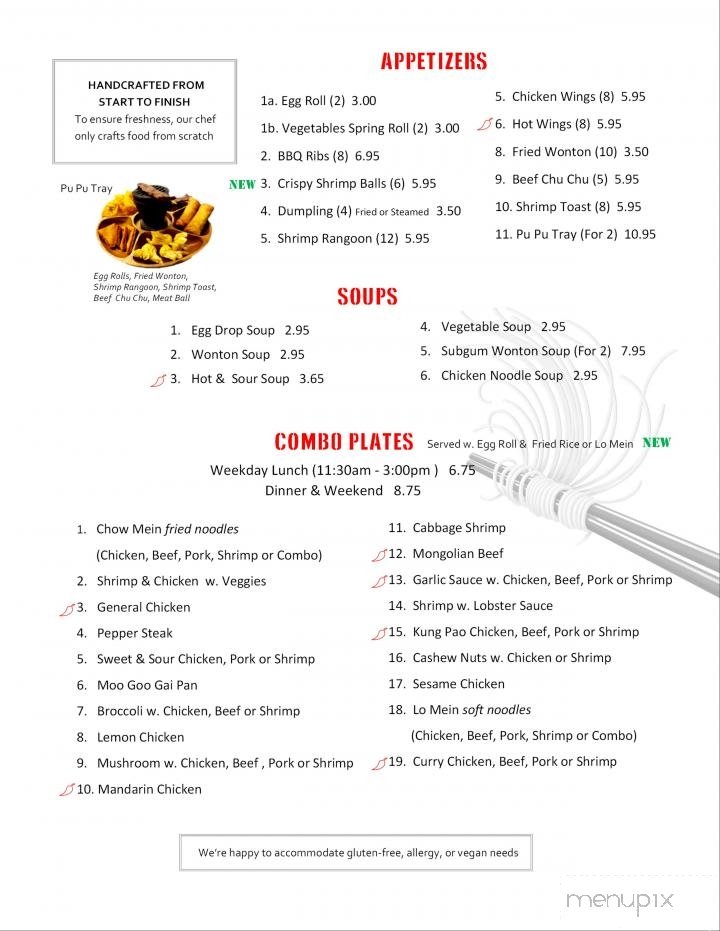 Menu page 2