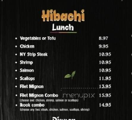 Menu page 2