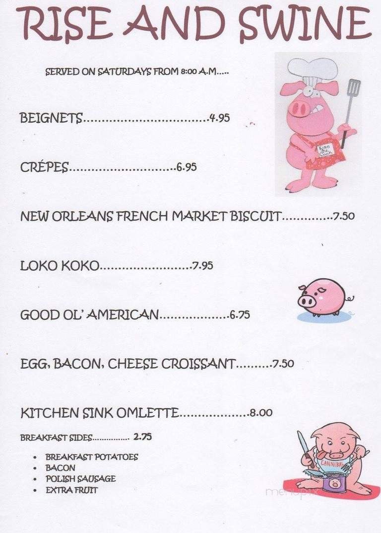 Menu page 2