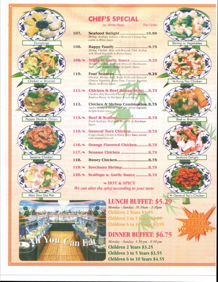 Menu page 2