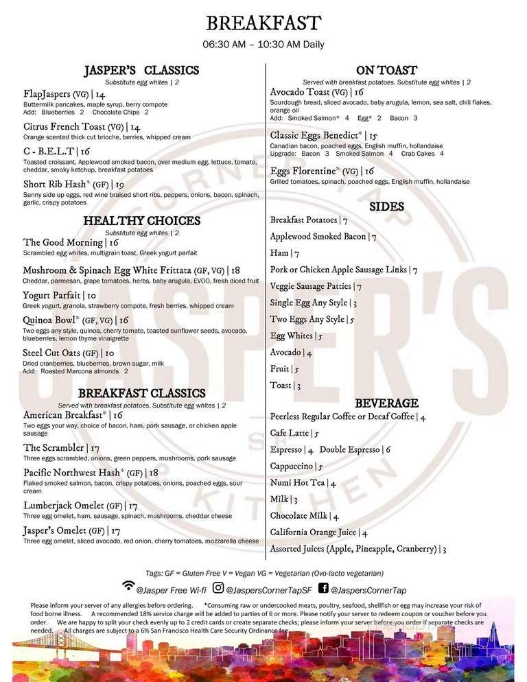 Menu page 2
