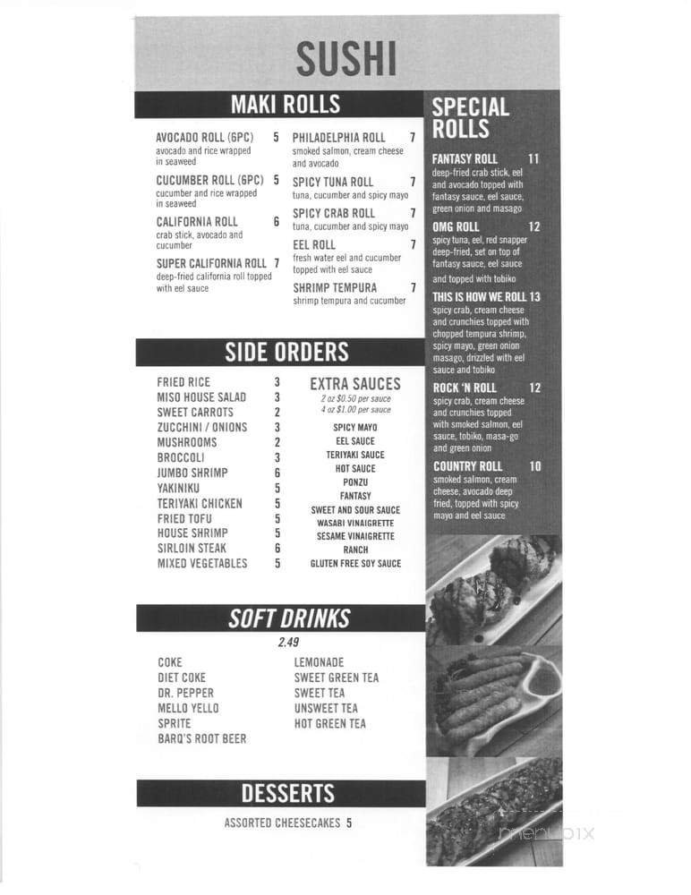 Menu page 2