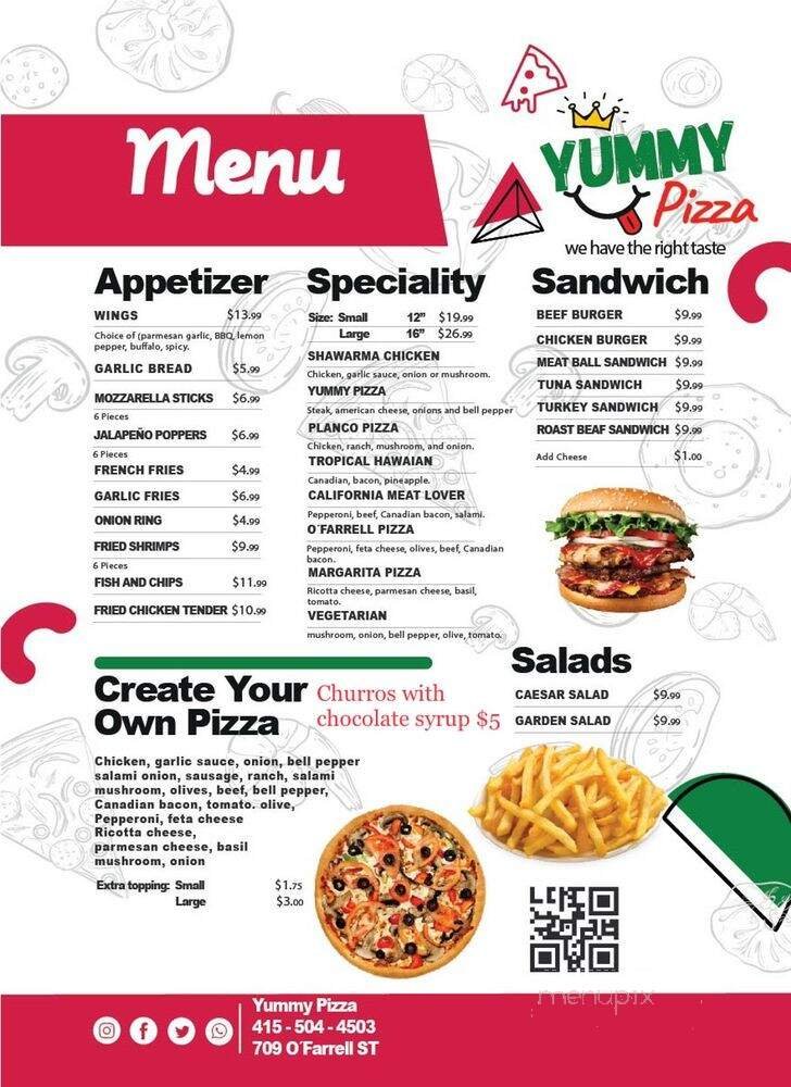 Menu page 1