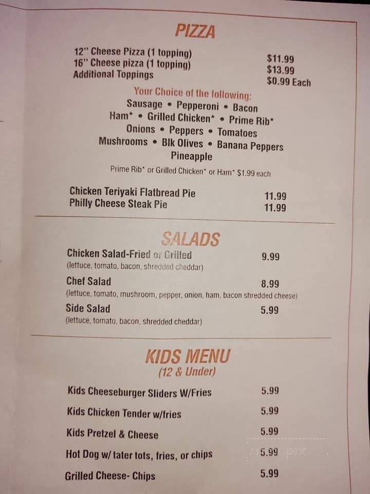 Menu page 2
