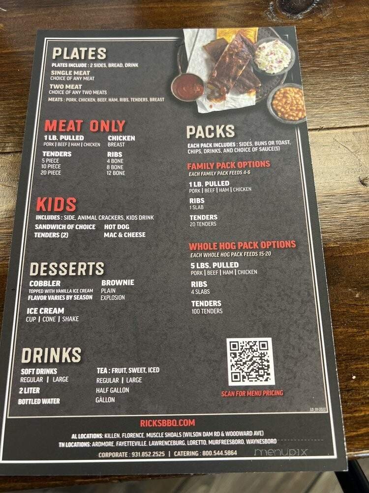 Menu page 2