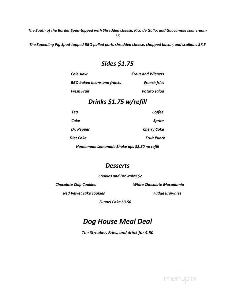 Menu page 2