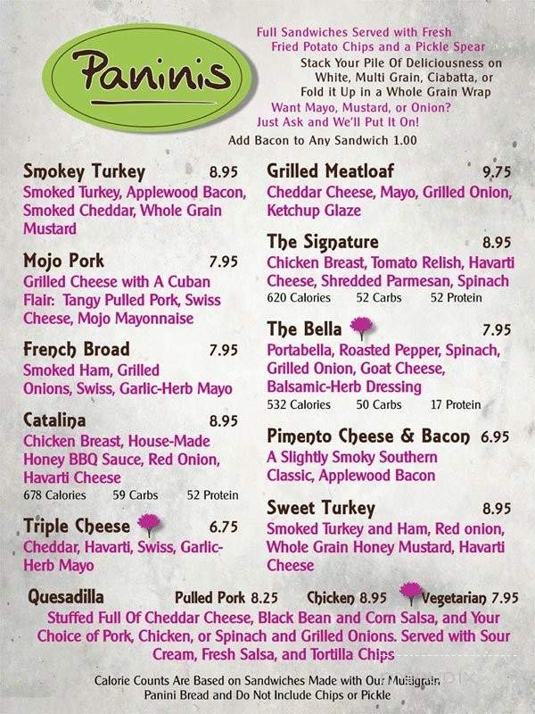Menu page 2