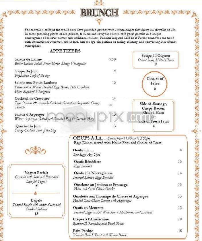 Menu page 2