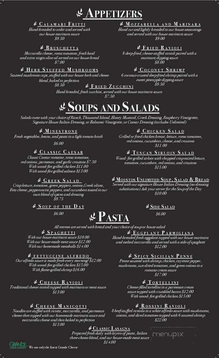Menu page 2
