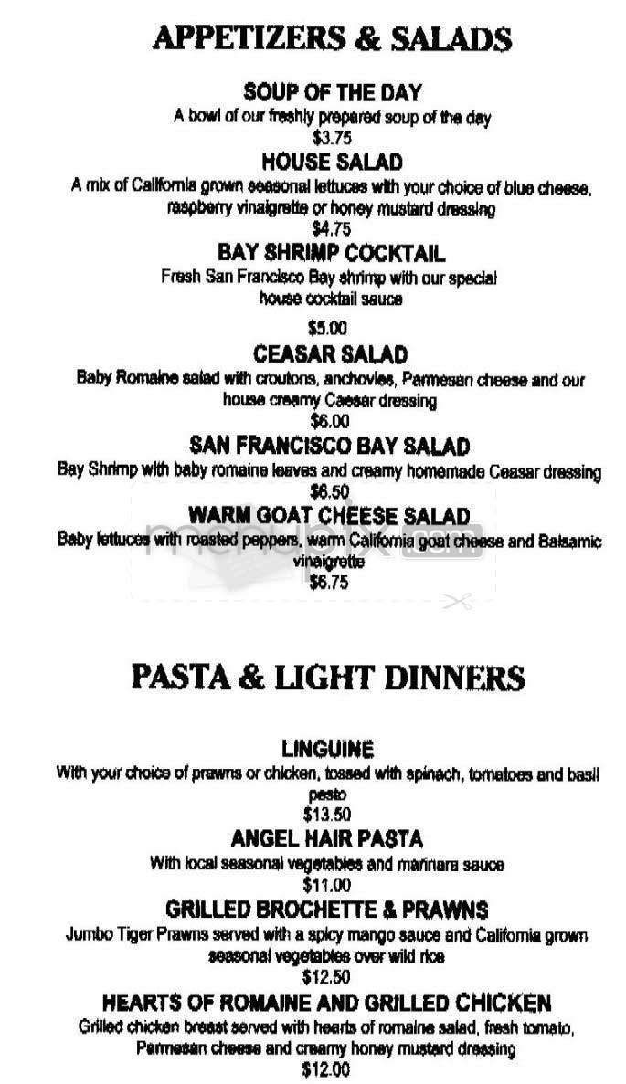 Menu page 1