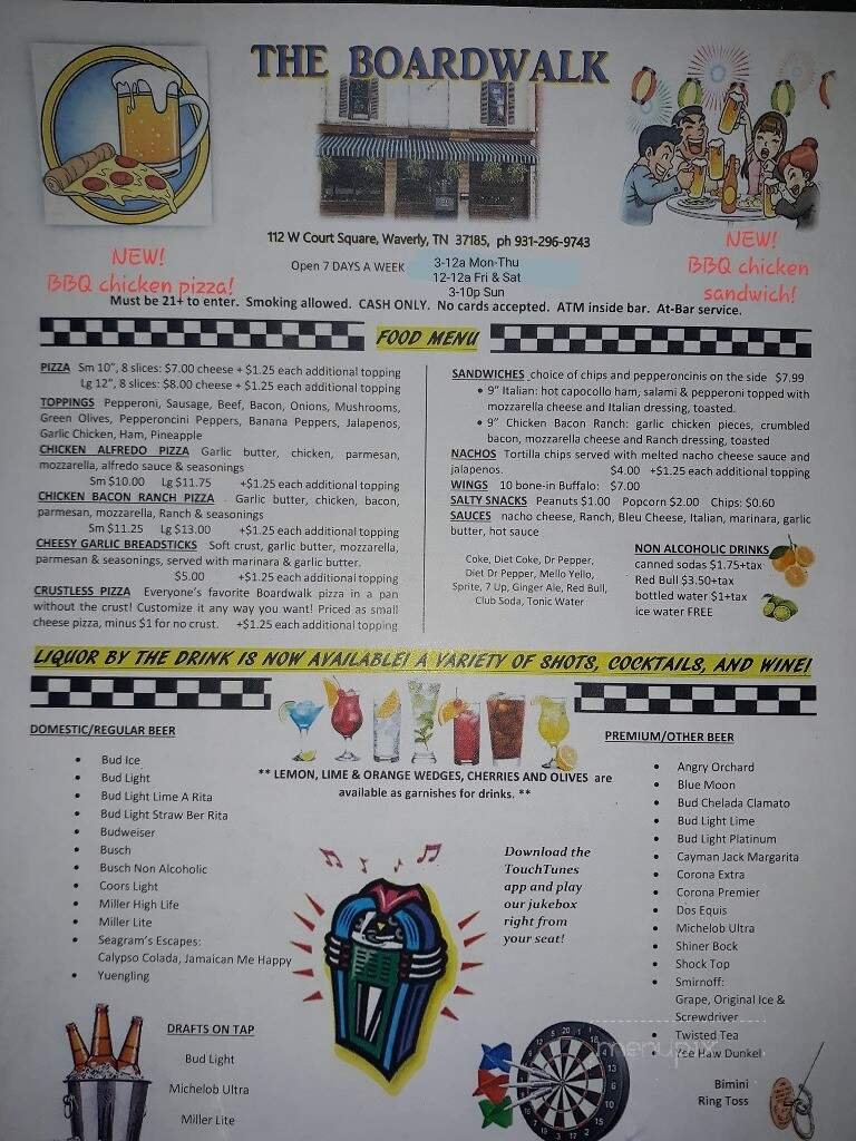 Menu page 1