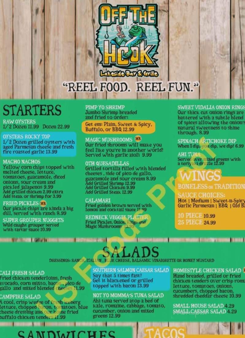 Menu page 2