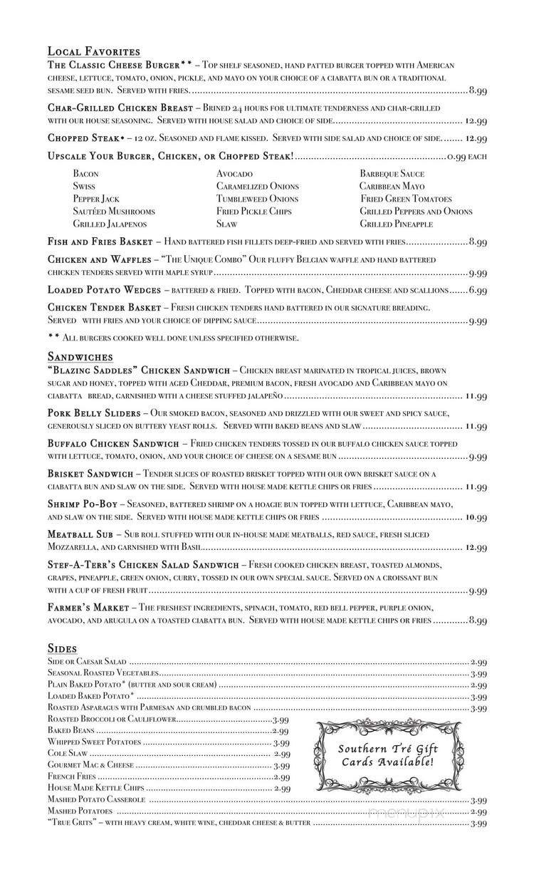Menu page 2