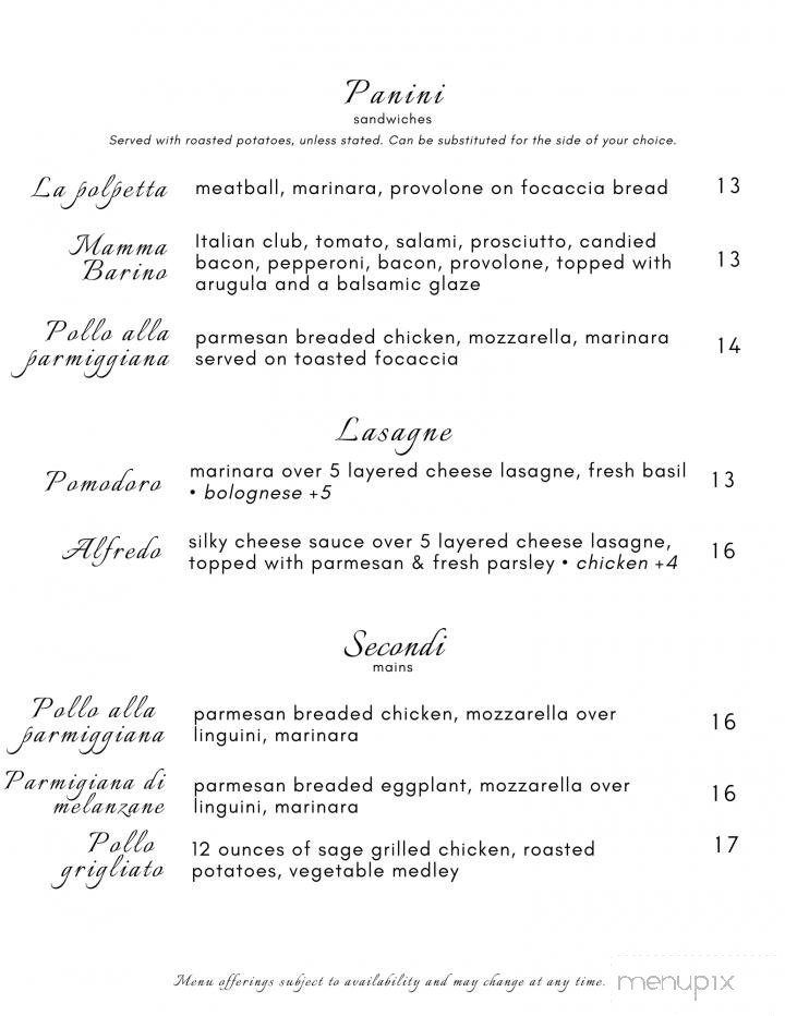 Menu page 2