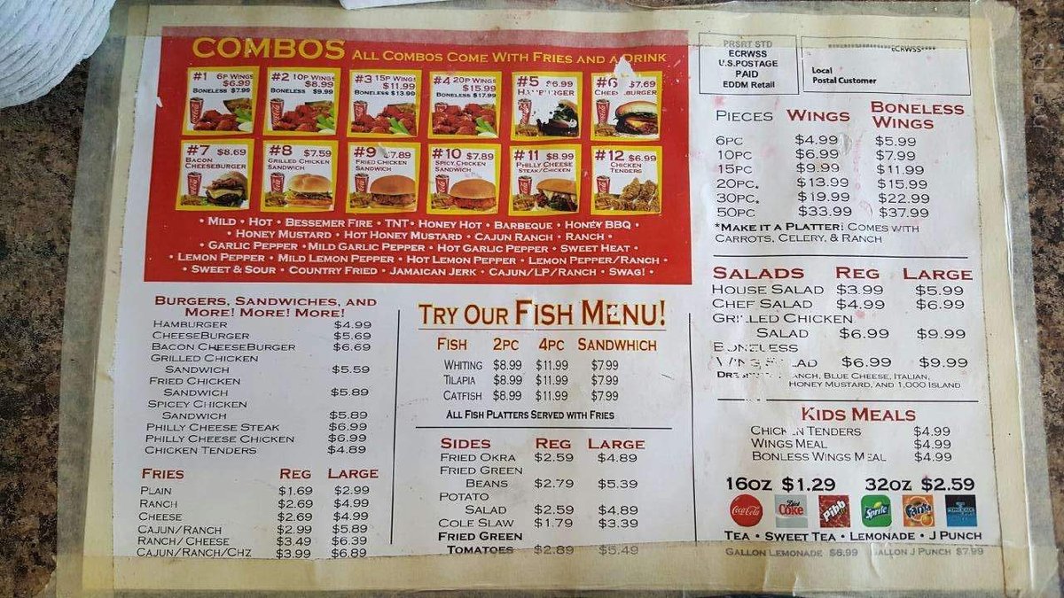Menu page 2