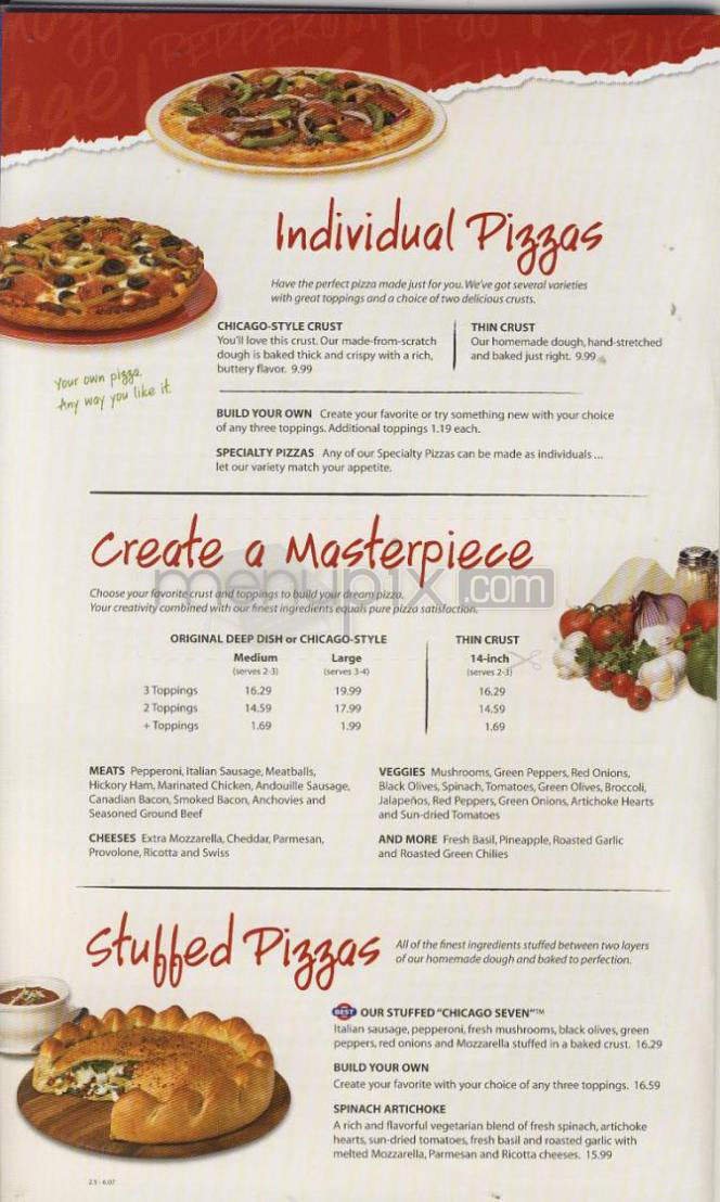 Menu page 2
