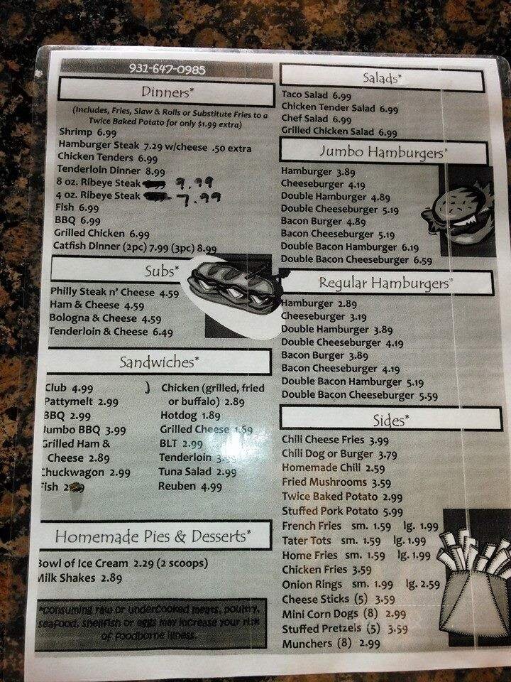 Menu page 2