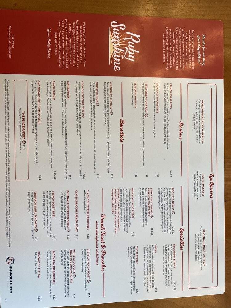 Menu page 2