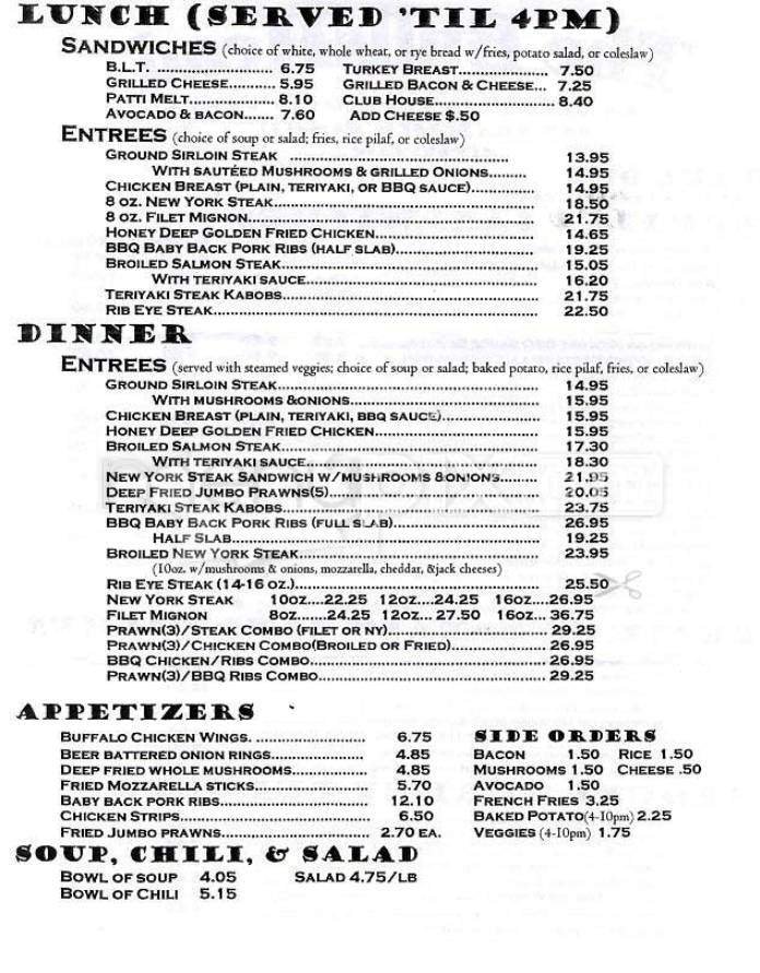 Menu page 2