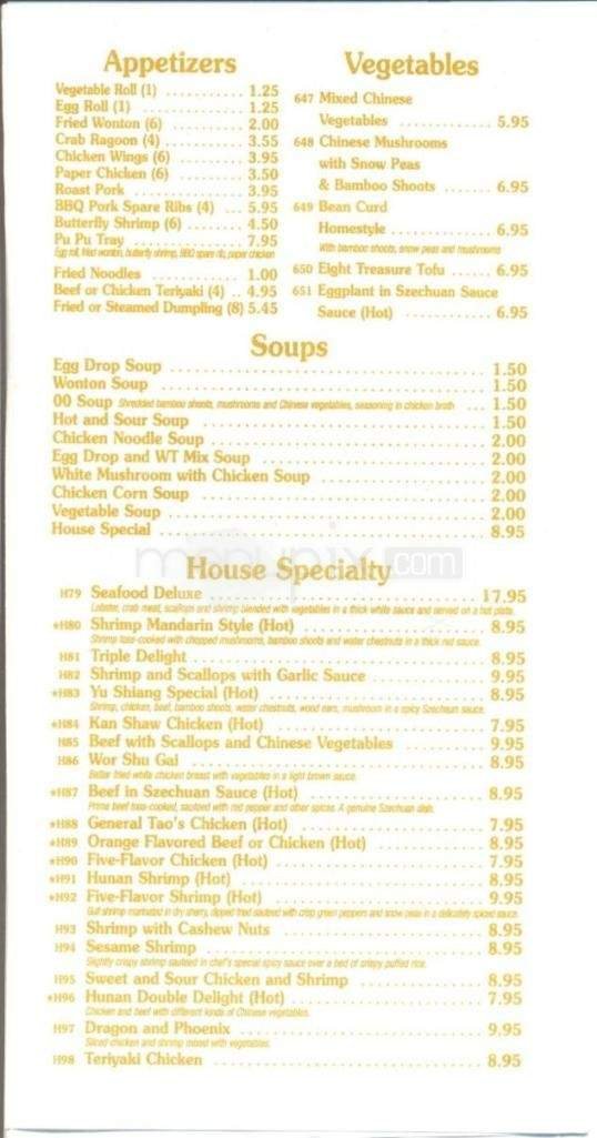 Menu page 2
