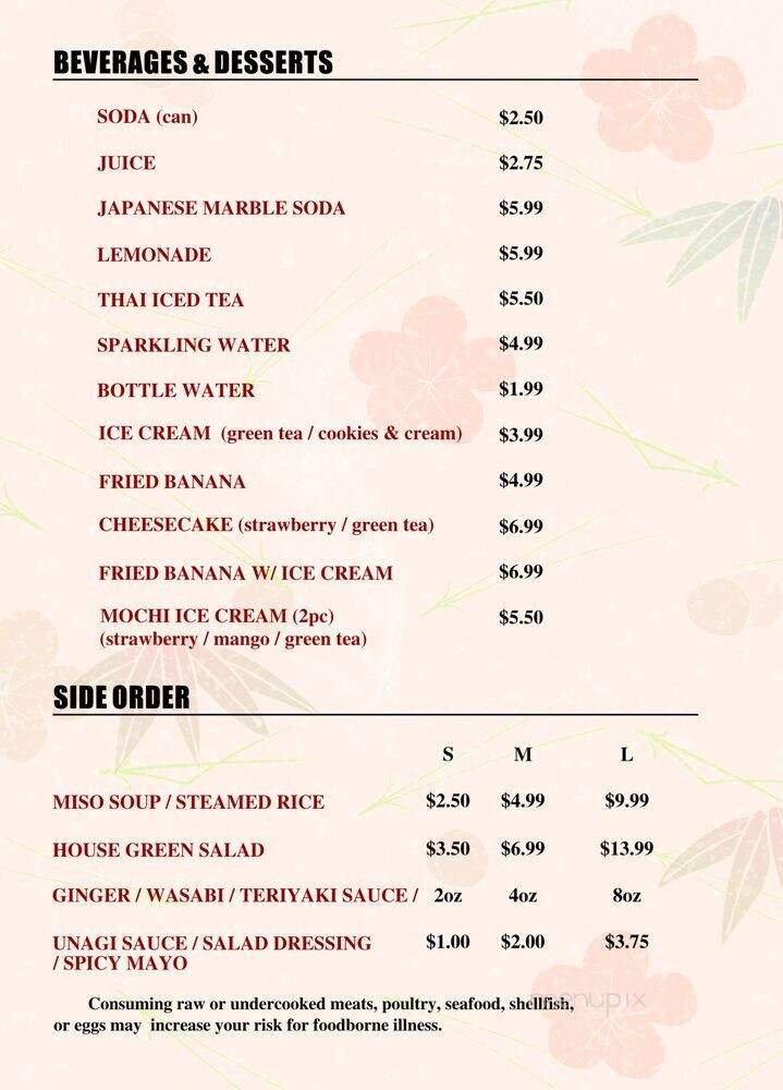 Menu page 2