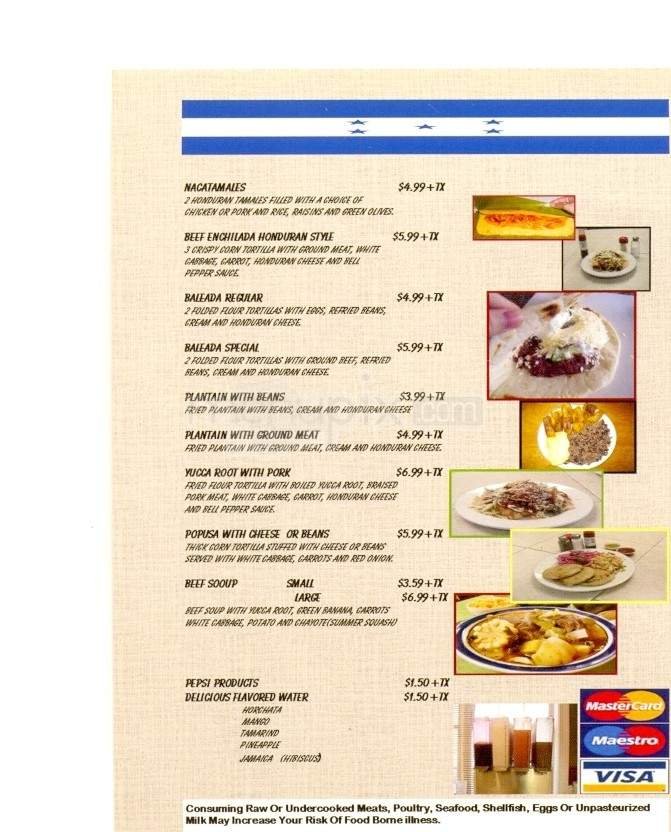 Menu page 2
