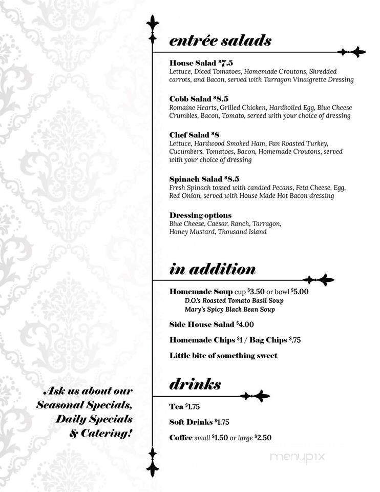 Menu page 2
