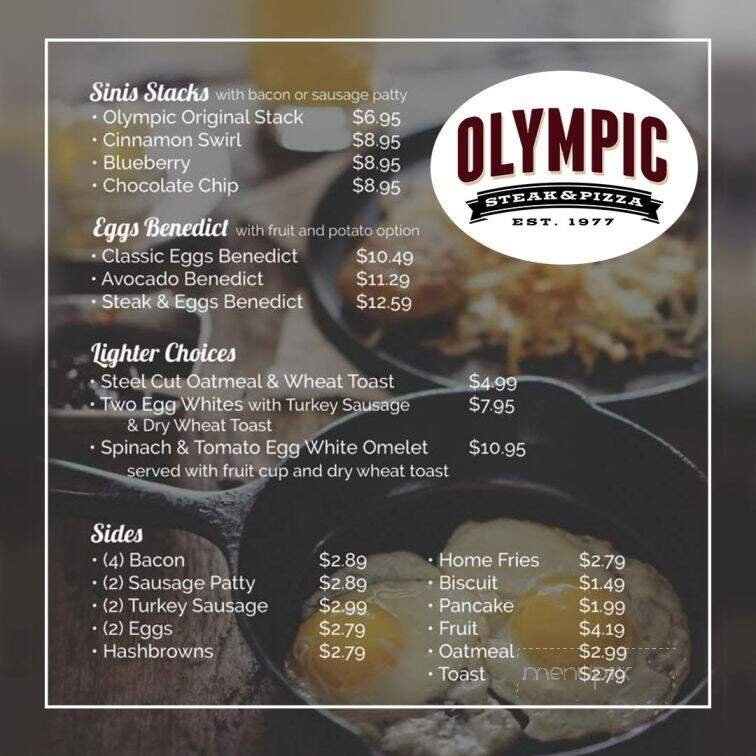 Menu page 1