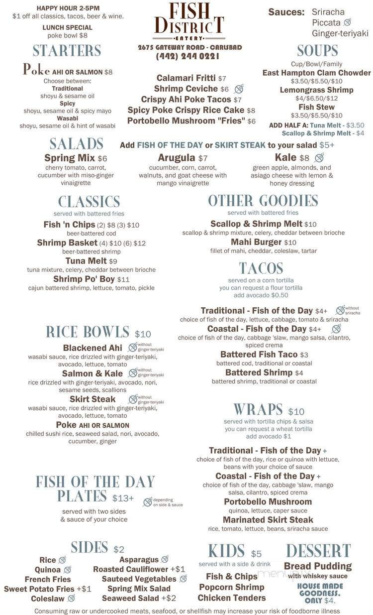 Menu page 2