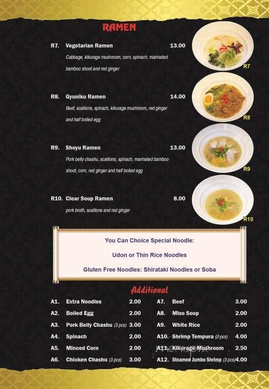 Menu page 2
