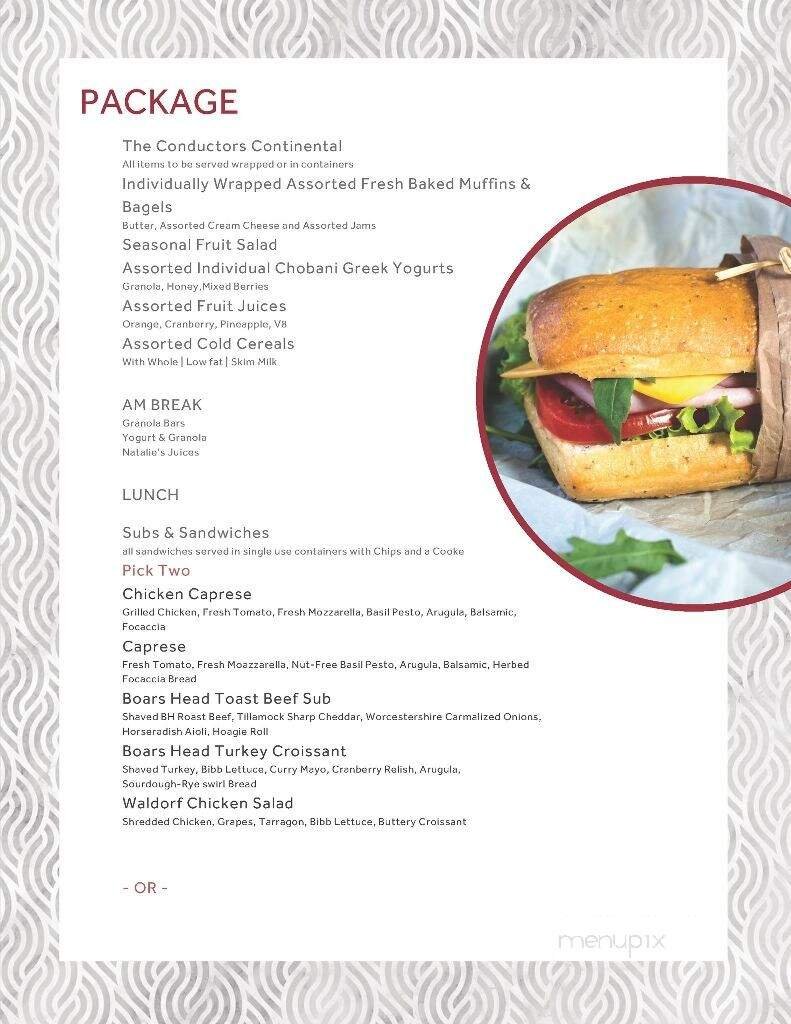 Menu page 1