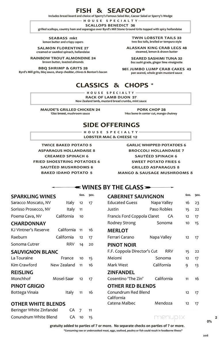 Menu page 2