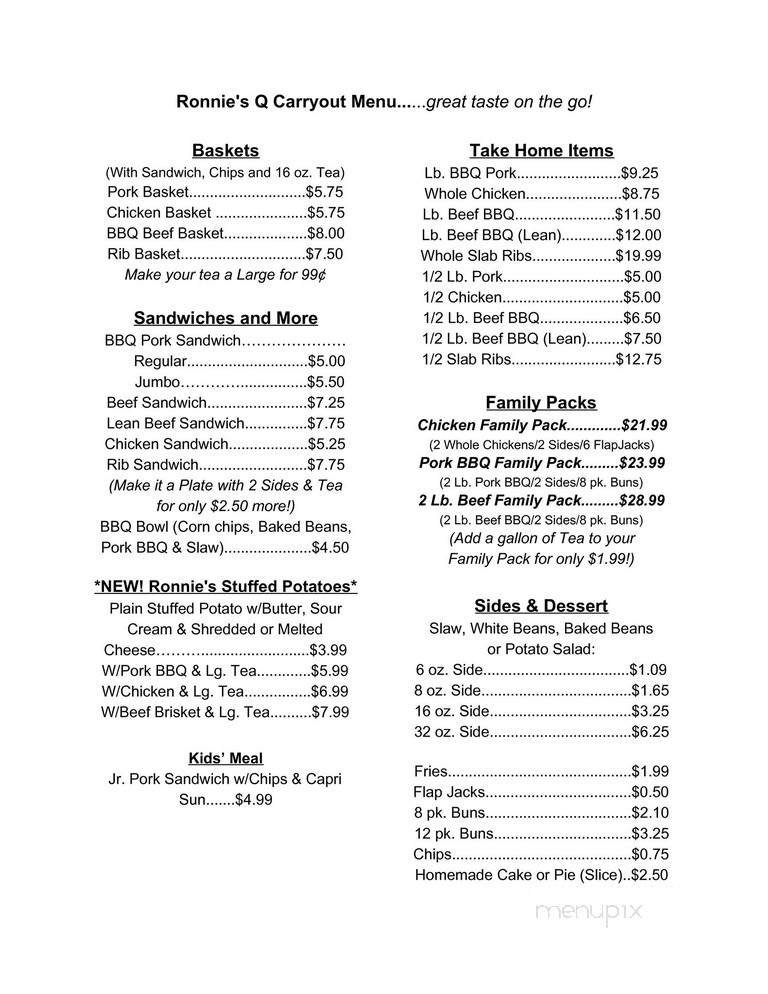 Menu page 1