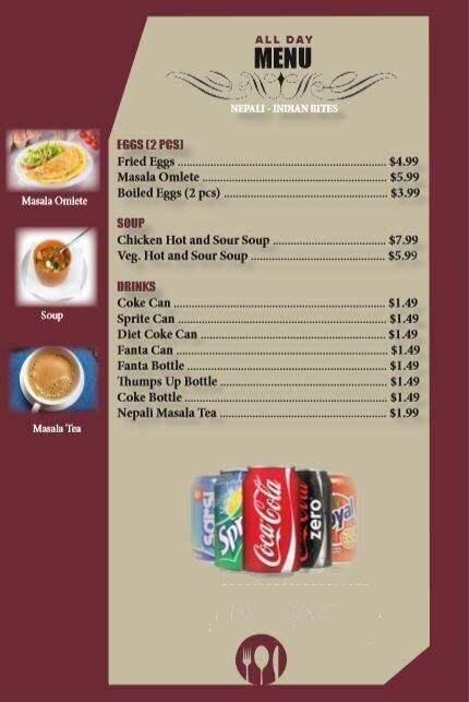 Menu page 1