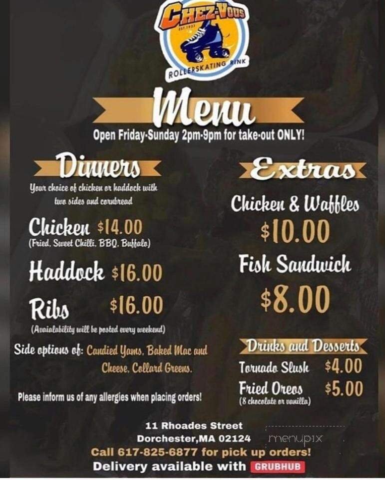 Menu page 1