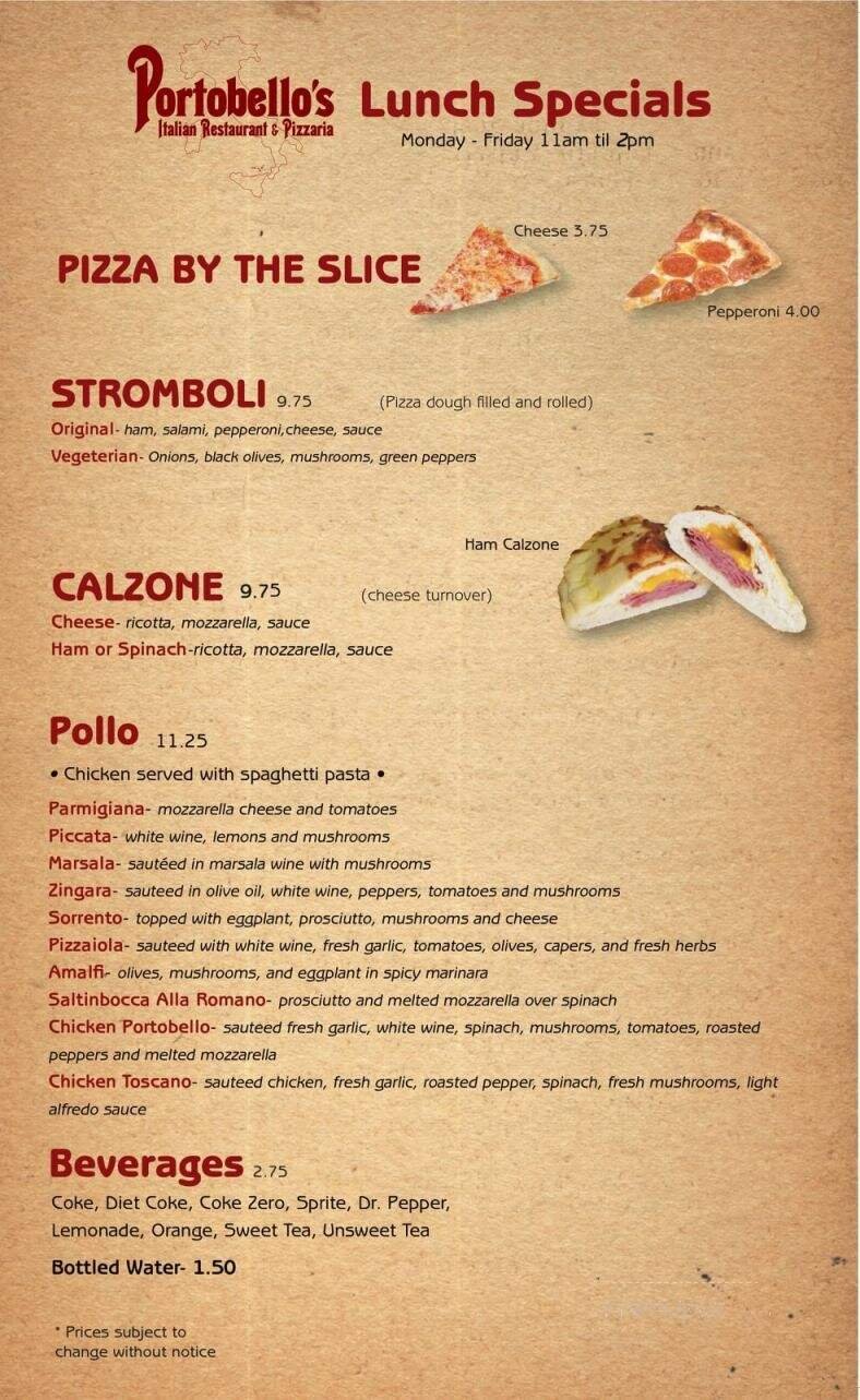Menu page 2