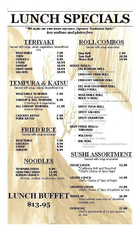 Menu page 2