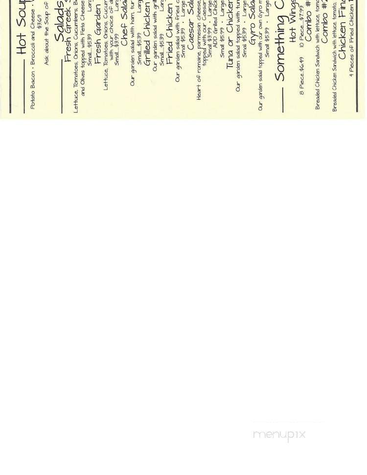 Menu page 2