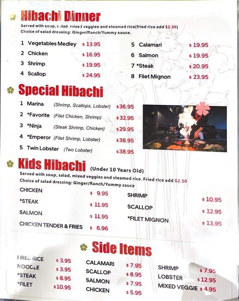 Menu page 2