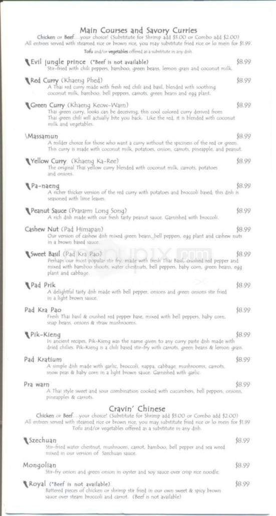Menu page 2